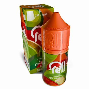 Жидкость для ЭСДН RELL ORANGE "Алоэ Клубника Киви" 28мл 0мг.